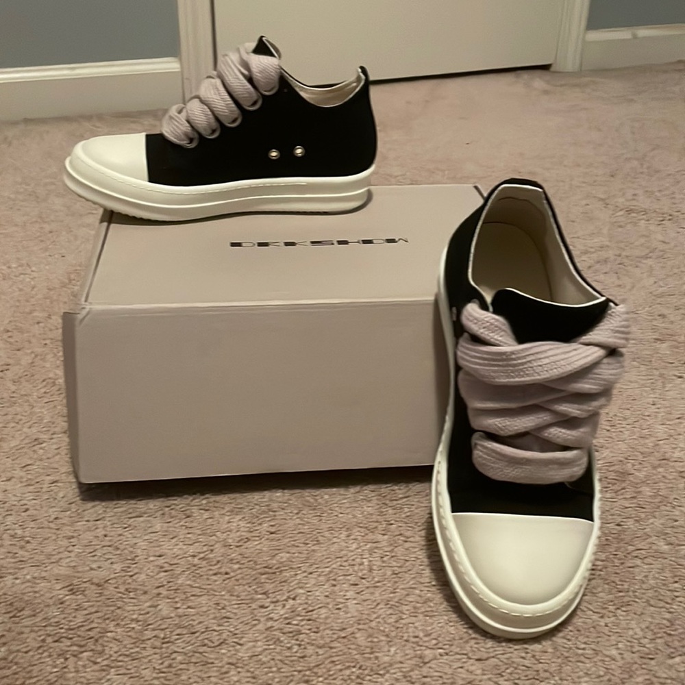 Rick Owens Jumbo Lace size Men’s US 7 Euro 40. drkshdw pair